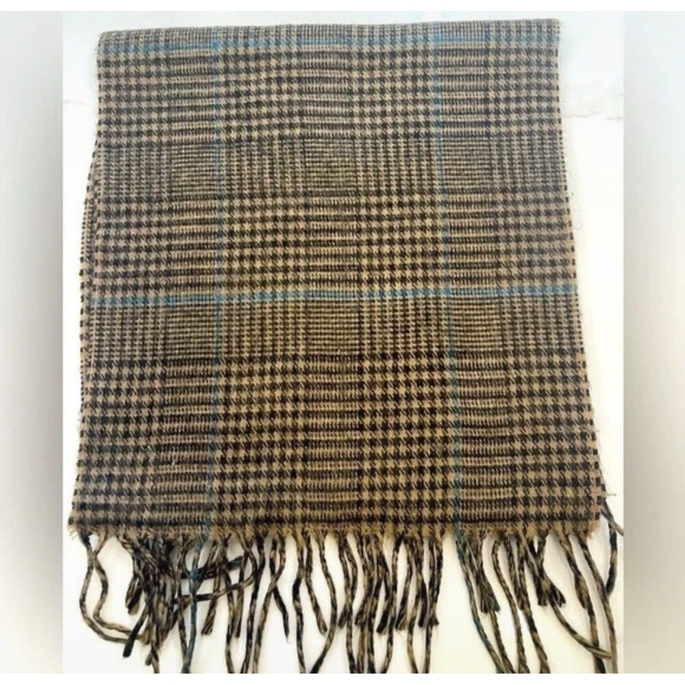 Christian Dior Wool Scarf Vintage Classic Fringe Fall/Winter Scarf